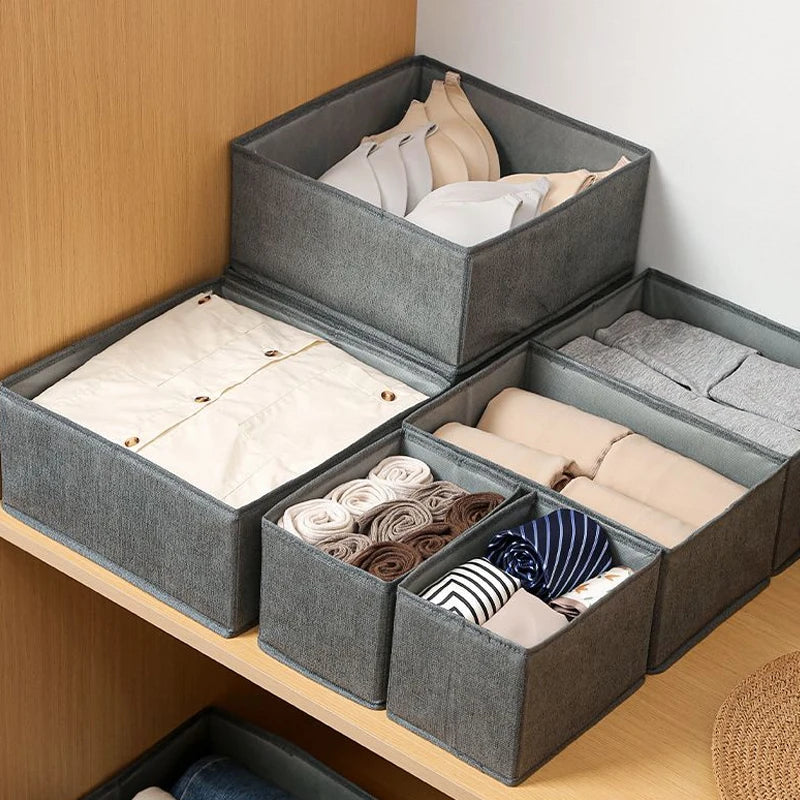 Cabinets Underwear Organizers Baby Drawers Organizer Wardrobe Clothes Organizer For Underwear Socks Pants Foldable Storage Box