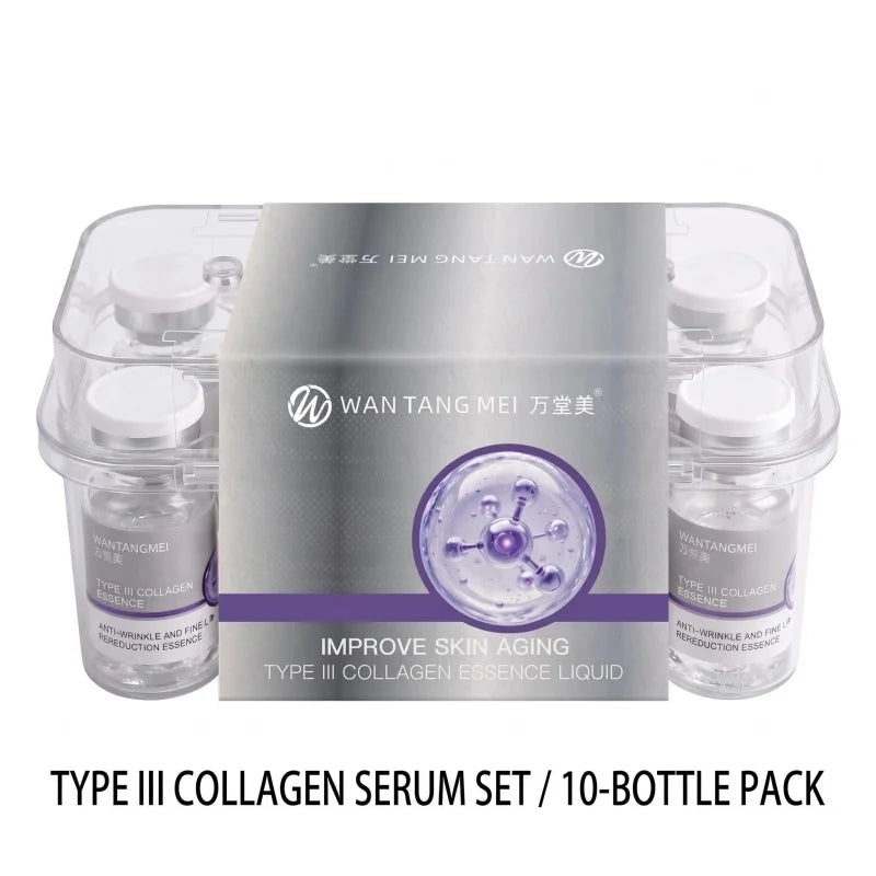 Wantangmei Type III Collagen Facial essence Firming Moisturizing Nourishing Anti Aging Anti Wrinkle Skin Care Product