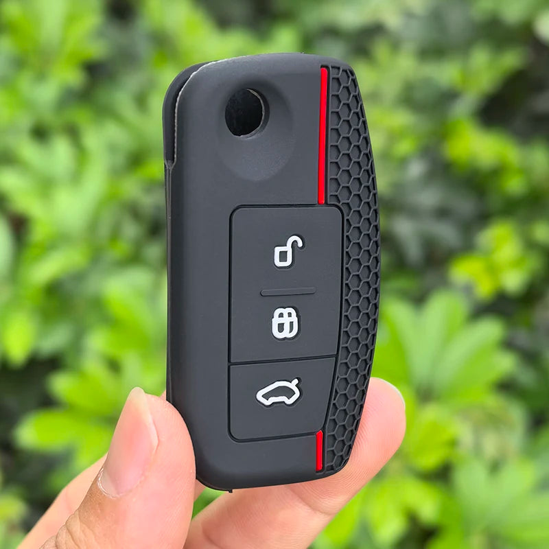 Keychain car key case cover key holder for Ford Focus mk2 C Max S-MAX EcoSport Fusion Fiesta Mk7 Cowgar Mondeo 2 Mustang Mach