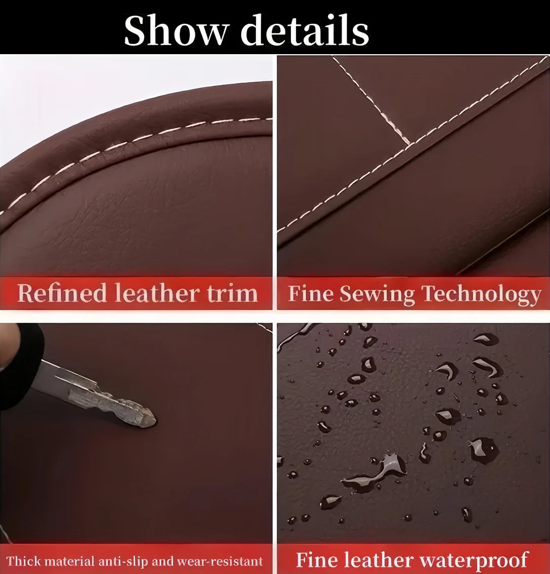 KASYPHE 2026 New Car Seat back Storage Organizer Bag Universal PU Leather Multifunction Storage Box Stowing Tidying Pocket Auto