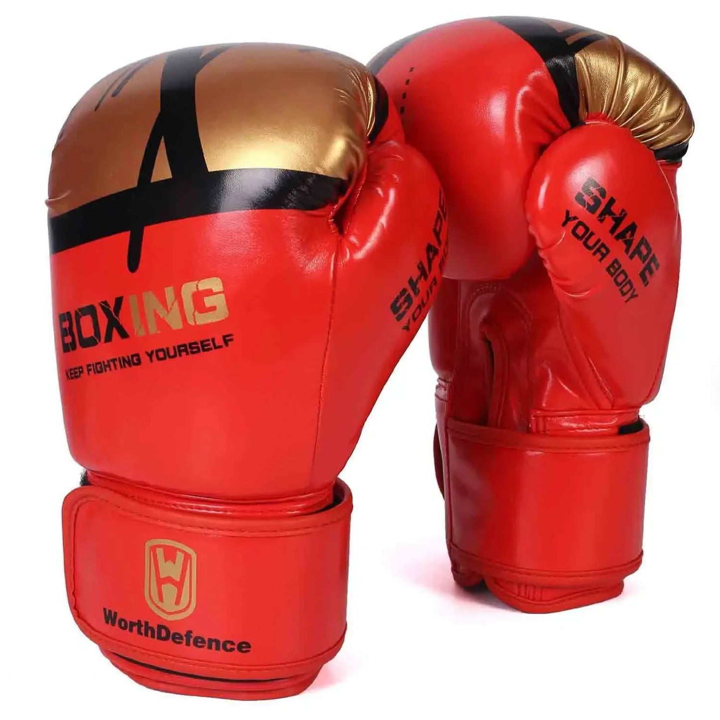 WOSWEIR-Unisex Adult Youth Boxing Gloves for Fitness Taekwondo Sanda Combat Training-Children's to Men's Size Options Available