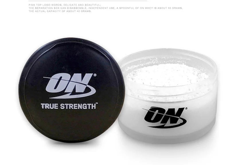 Shake Cup 450ML Protein Powder Shake Cup with Ball Medicine Box Cup ON Fitness Cup Large-capacity Plastic Cup