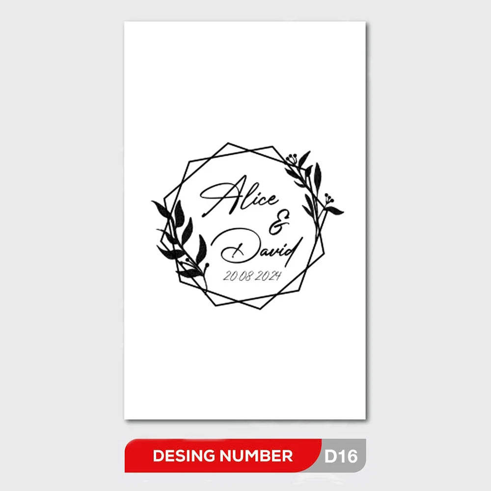 50pcs Wedding Chocolate Packing Papers Engagement Label Stickers for Party Chocolate Favors Wedding Table Decoration