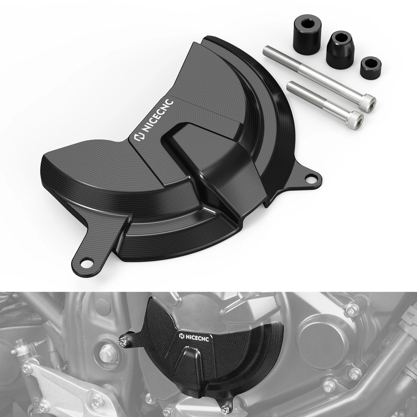 For Yamaha Tenere 700 2019-2024 XSR700 2018-2023 MT-07 MT07 2018-2020 Engine Clutch Guard Crankcase Cover Water Pump Guard Cover