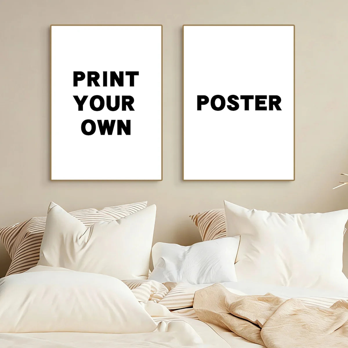 2pcs/set Custom Canvas Printing Personalized Photo Suitable for Family Life Pets Scenery Couple Weddings Home Decor Poster Gifts