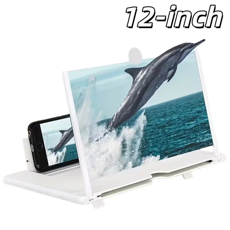 1pc Phone Screen Amplifier | HD Portable Movie Viewer with Drawer Storage for Videos & Games
