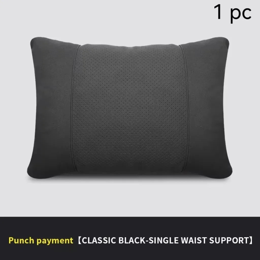 S-level Headrest Neck Pillow Car Seat Waist Pillow Super Soft Protector Neck Compatible For Tesla Audi Benz BMW Cars Interior