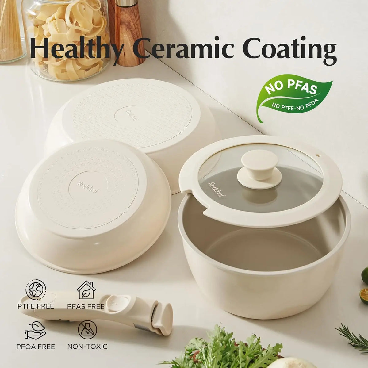 Non-Stick Ceramic Cookware Set