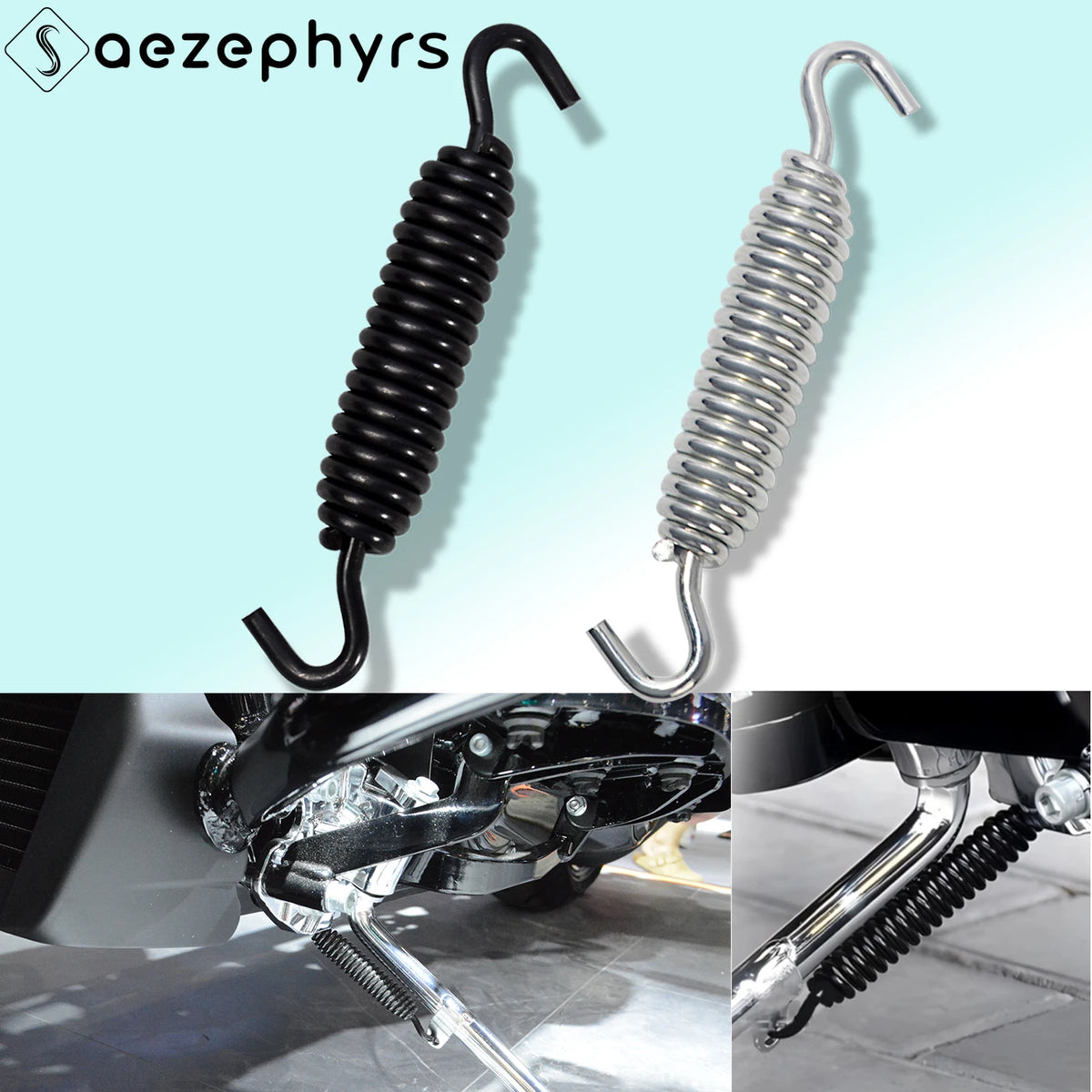 Motorcycle Kickstand Jiffy Stand Spring Accessories For Harley Touring Softail Electra Street Glide Road King Sportster Fat Boy