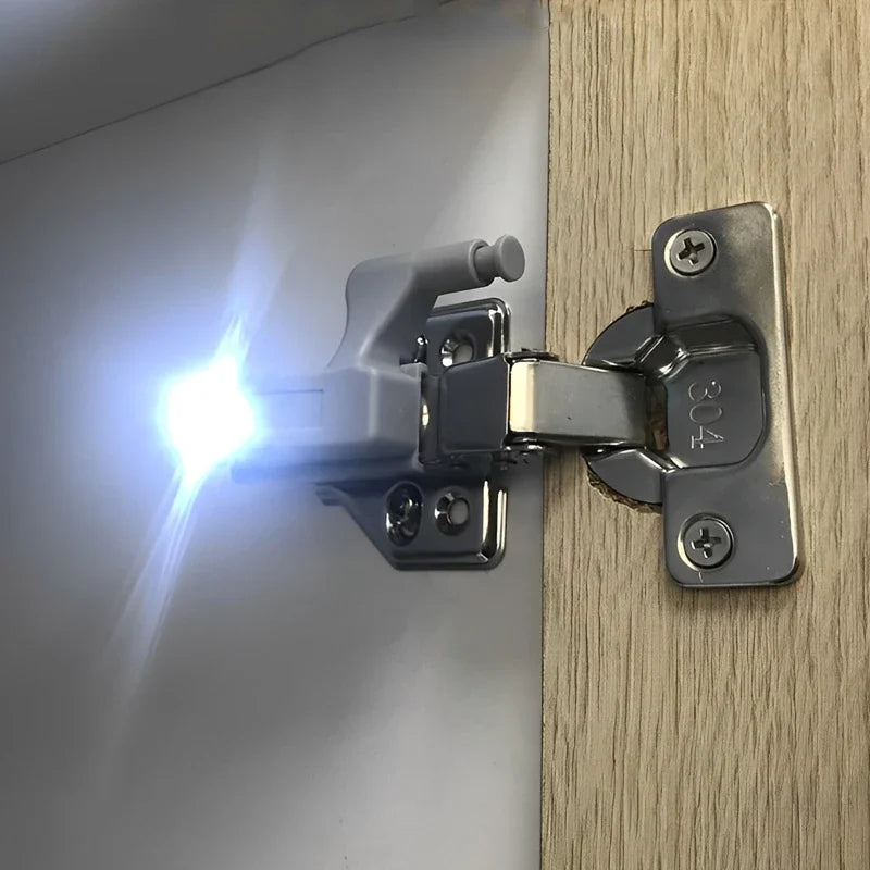 1/10pcs LED Inner Hinge Lamps Universal Under Cabinet Wardrobe Cupboard Sensor Night Lights Kitchen Bedroom Closet Wireless Lamp