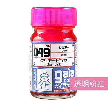 GAIA Paint 041~050 Clear Color Lacquer Paint 15ml Plastic Model Hand Coating Pigment for Model Hobby DIY Coloring