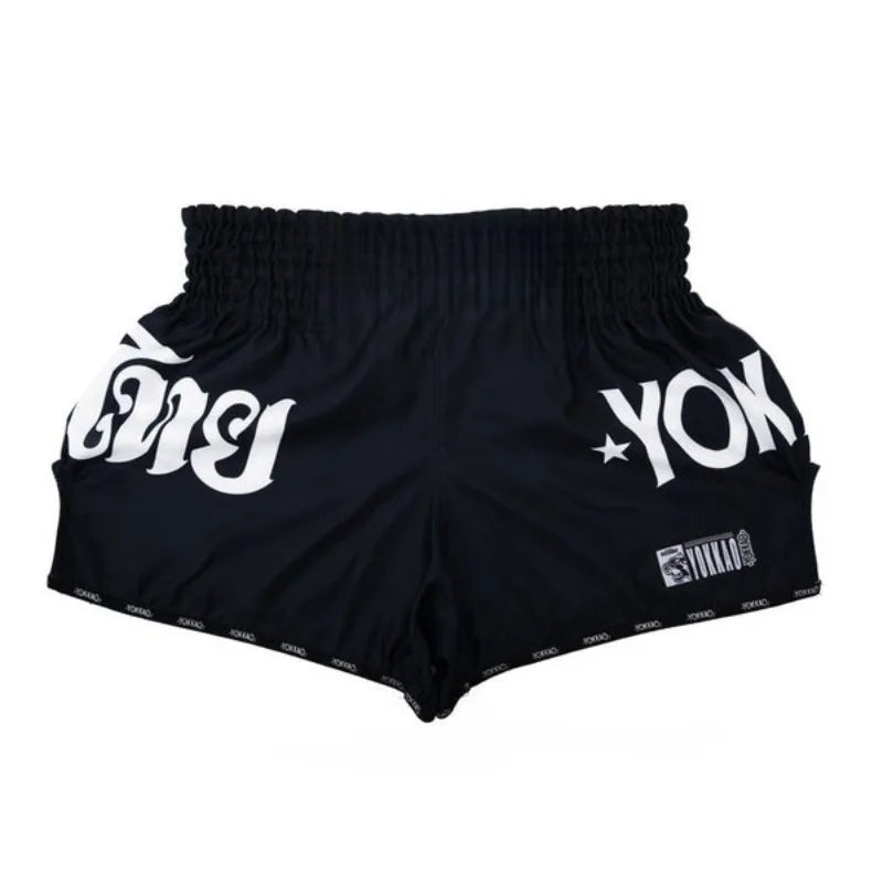 2026 Summer YOKKAO Edition Muay Thai Shorts Martial Arts Fighting Sports Professional Men's Shorts Polyester Fiber No Stretch