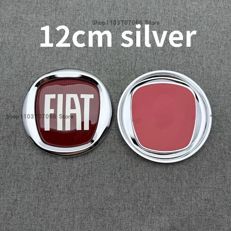 for FIA Sedici Punto Bravo Toro Qubo Car Front Hood Bonnet Emblem Rear Tail Bumper Trunk Sticker Badge Styling Auto Accessories