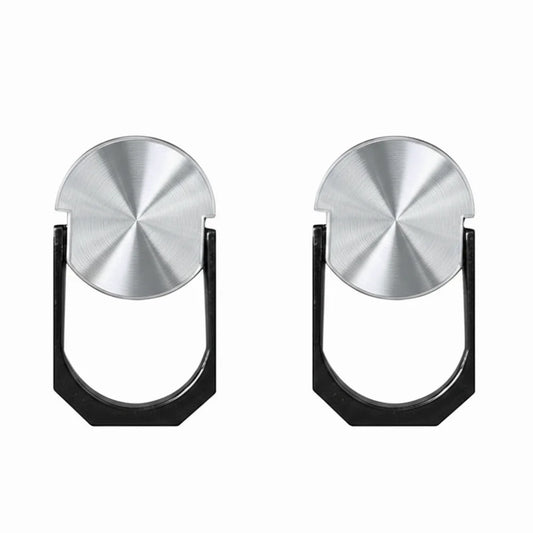 1 Pair Universal Alloy Laptop Stand Aluminium Alloy Foldable Notebook Bracket Non-slip Invisible Support Desktop Holder