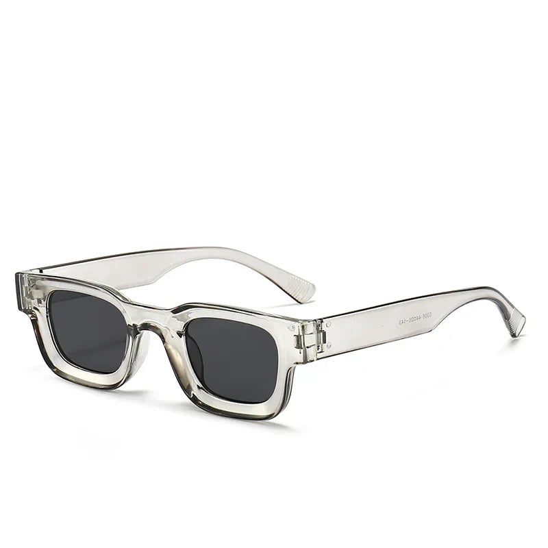 Small Rectangle Thick Frame Sunglasses