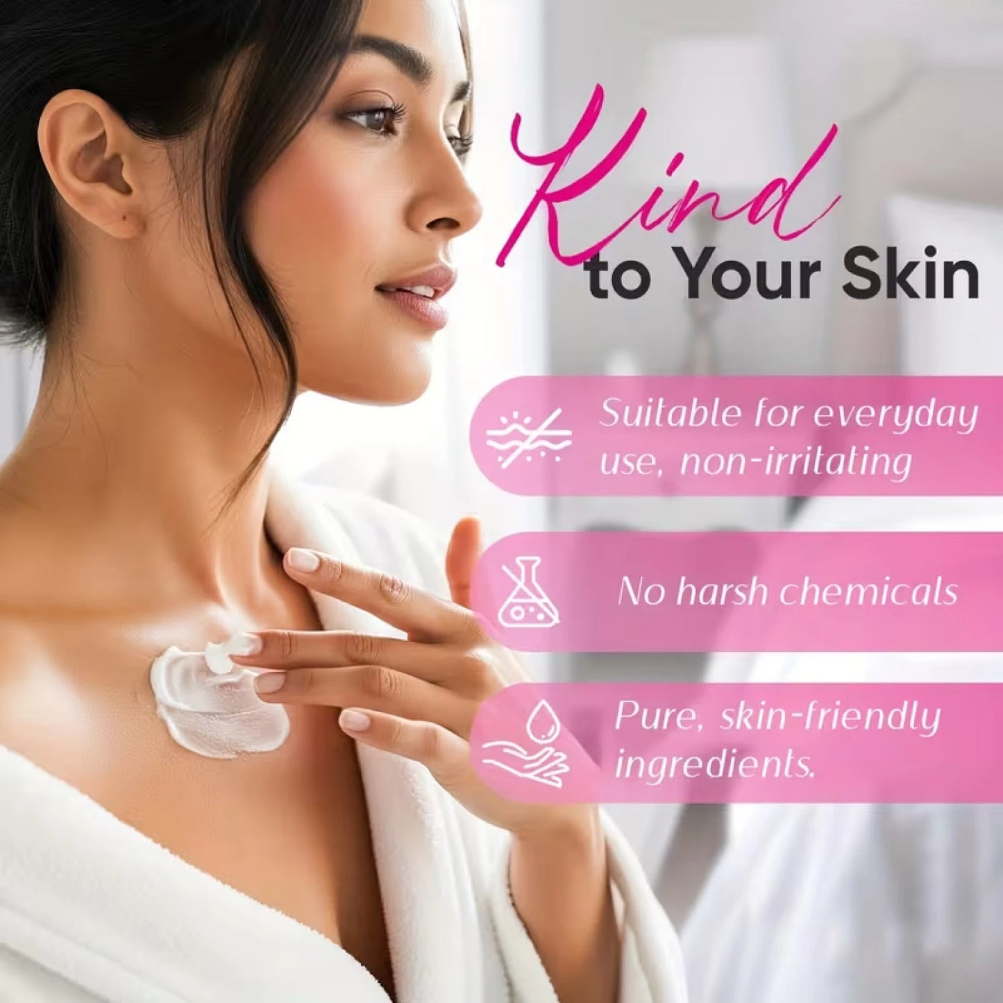 Breast Firming Cream: Light Texture, Nourishes/Moisturizes, Collagen/Shea Butter, Boosts Elastic & Smooth Chest Skin
