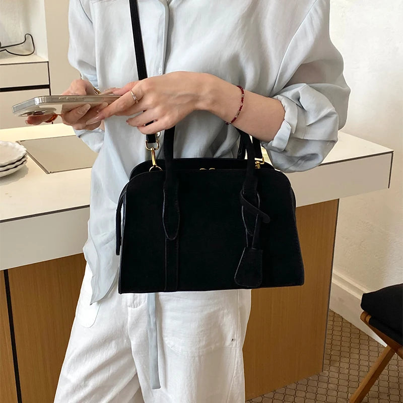 Fashion Large Capacity Tote Bag, Versatile Commute Travel Shoulder Handbag, Casual Korean Premium Luxury High-end Handle Purse