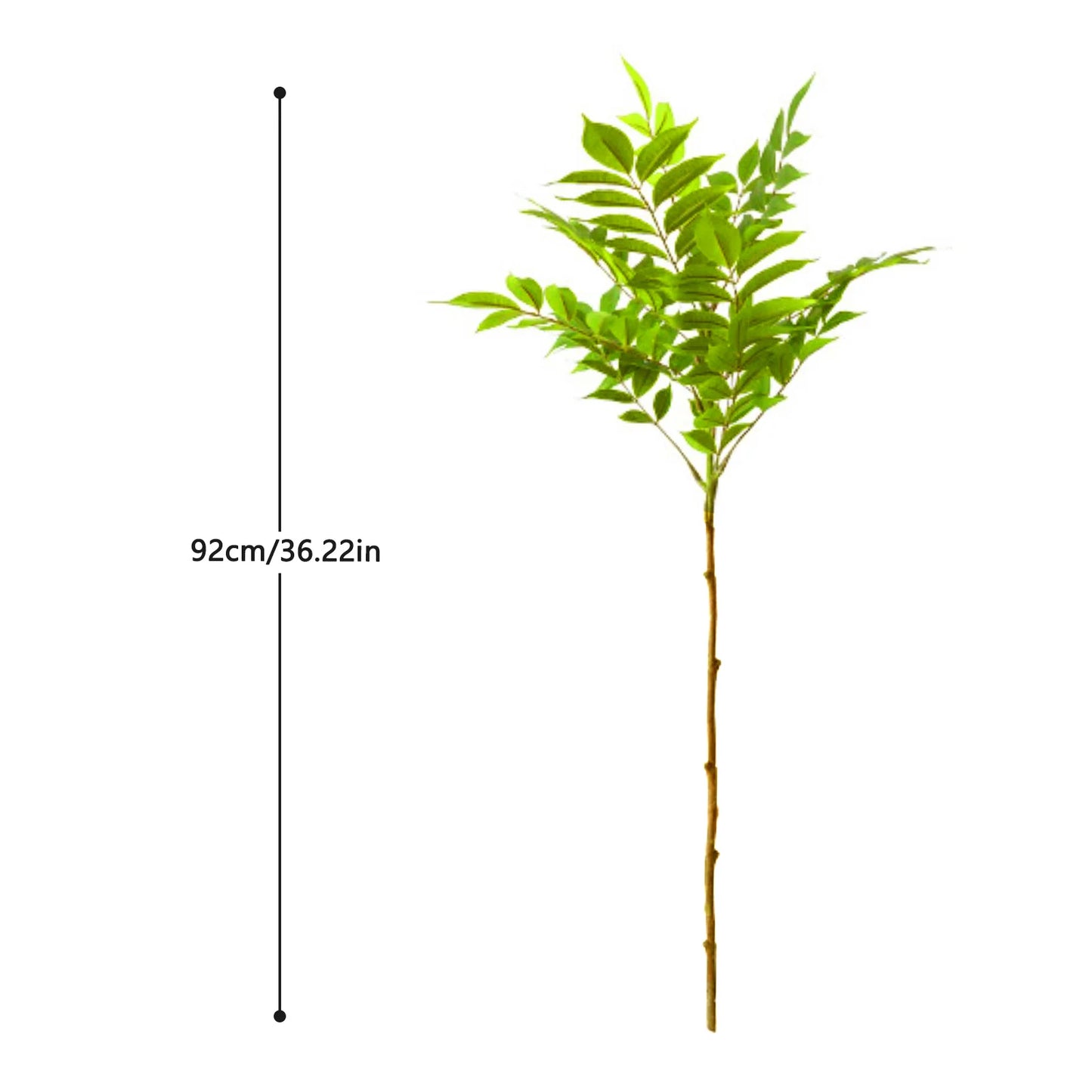 77-135cm (53.1in) Artificial Fiddle Leaf Ficus Fig Plant for Outdoor Courtyard Garden Balcony Indoor Home and Office Decoration