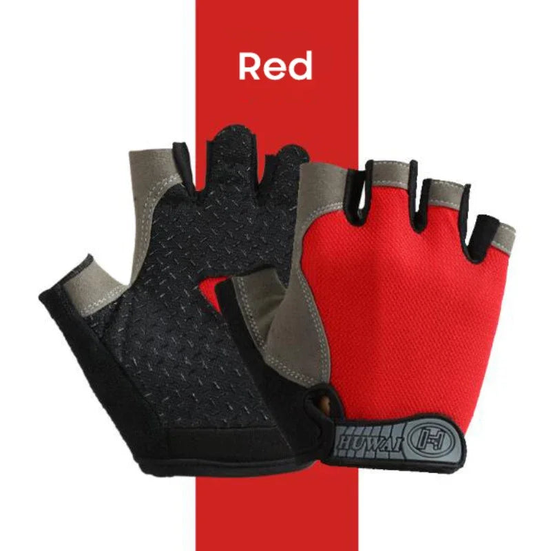 Cycling Gloves for Men Woman Fingerless Sports Fitness Training Gym Gloves Motorcycle Mtb Anti-slip Gloves Bicycle Accessories