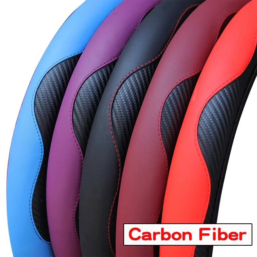 Carbon Fiber Steering Wheel Cover