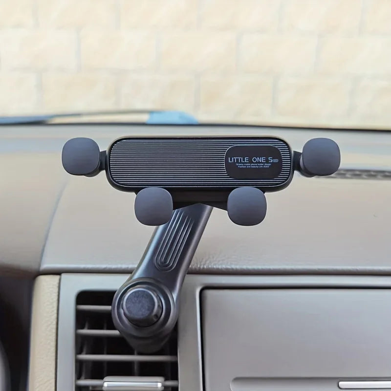 New Gravity Car Phone Holder - Strong Air Vent Clip Mount Adjustable Mobile Cell Stand for Hands-Free Driving