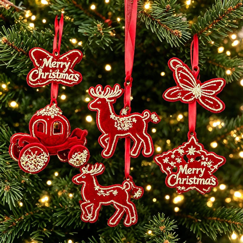 Xmas Tree Accessories Christmas Decorations 2026 Christmas Party Ornament Hanging Pendants Room Decor Wall Decor Navidad