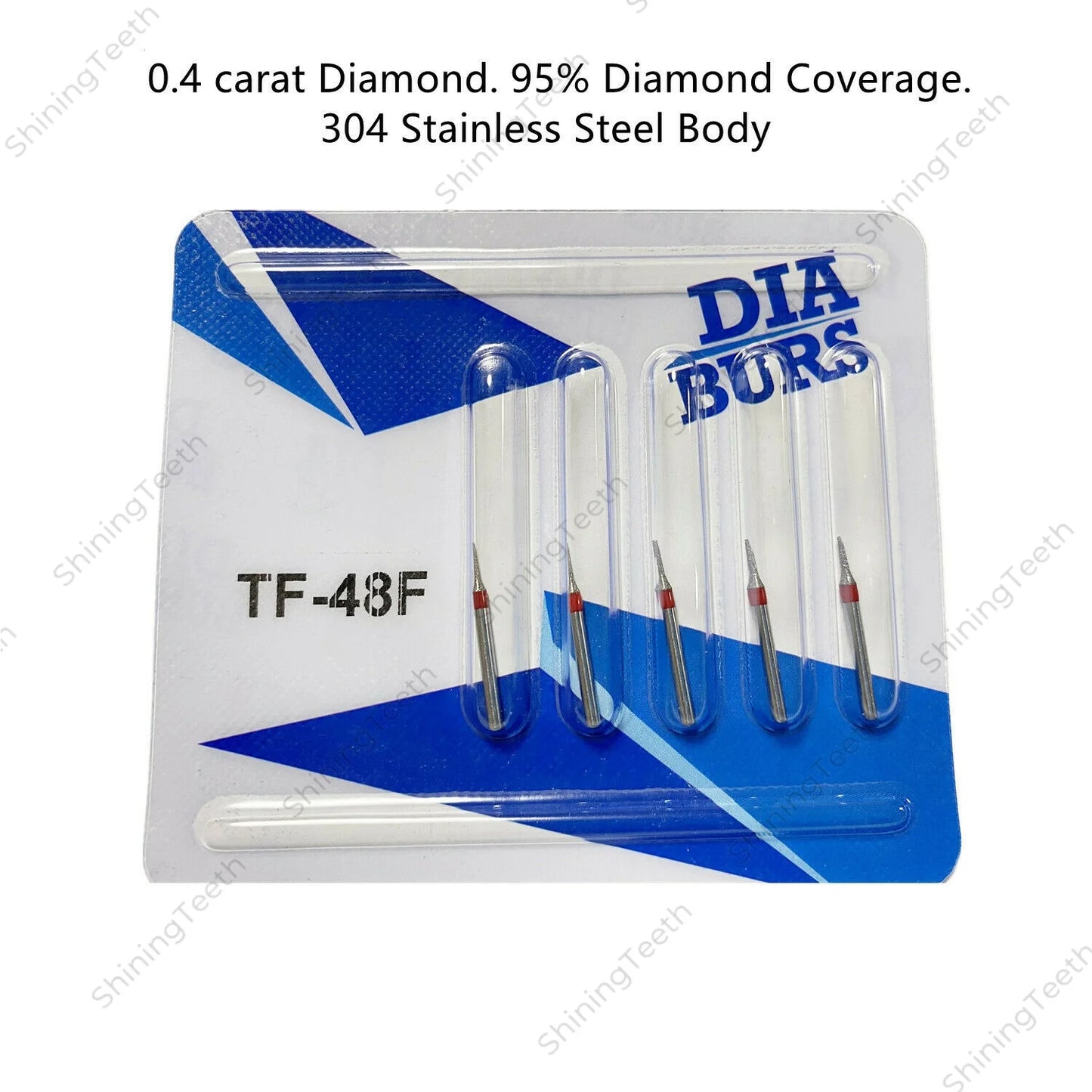 Dental Polishing Dimaond Burs 95% Sand Interproximal Enamel Reduction IPR Bur TF-48F Dentist Tools High Speed Bur