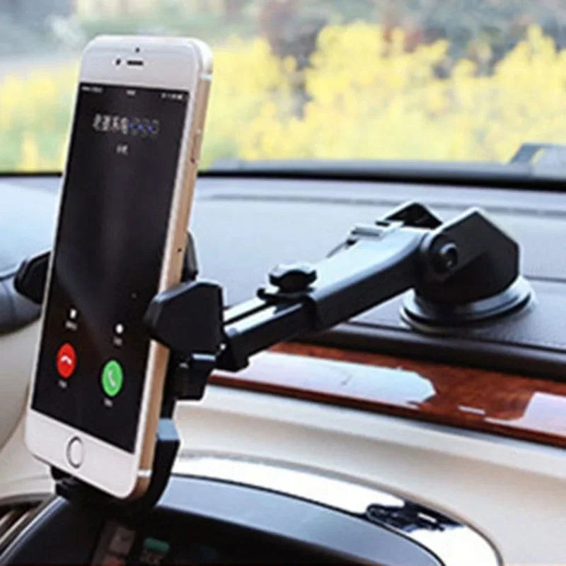 Universal Car Phone Holder Windshield Dashboard Suction Cup Mount  360 Rotation Auto Smartphone Sucker Support Stand