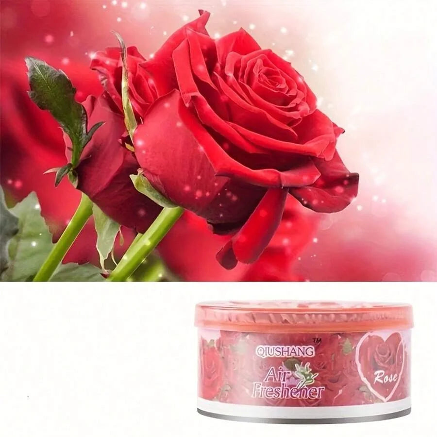 1/4pc Car Flavoring Car Air Fresheners Canned Rose Lavender Lemon Flavor Household Solid Fragrant Auto Aromatherapy Car Deodor