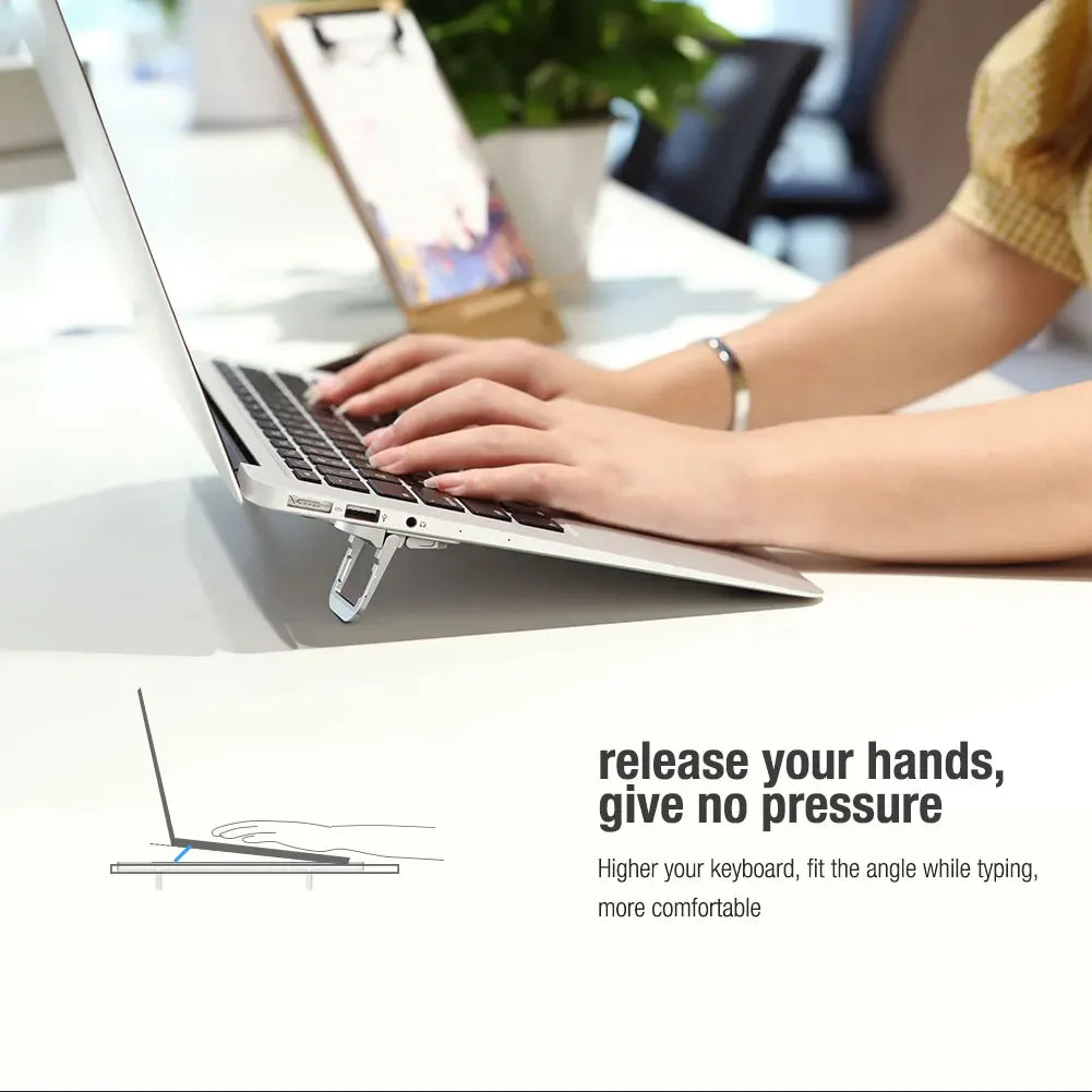 NILLKIN Notebook computer Stand Foldable non-slip silicone Portable Notebook computer Stand Foldable