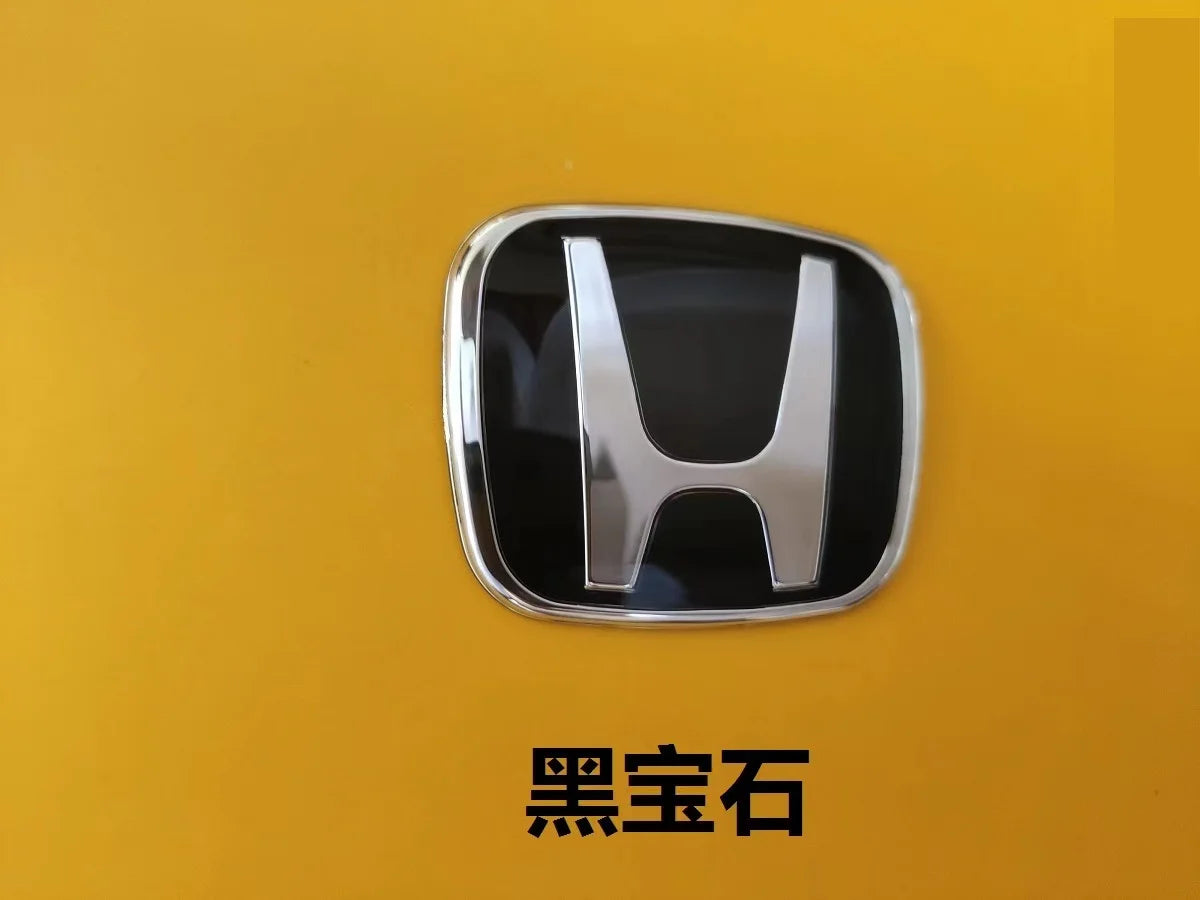 For Honda Civic Accord City H-Sticker Interior Modification CRV Jade Fit Acrylic Car Steering Wheel Emblem Odyssey Hybrid