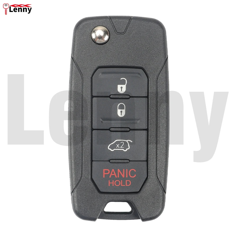 Lenny 2ADPXFI5AM433TX 433MHz MQB48/4Achip SIP22-Blade Car Key for Jeep Renegade and Fiat 500X Egea Tipo Toro Crono 2016-2018 Key