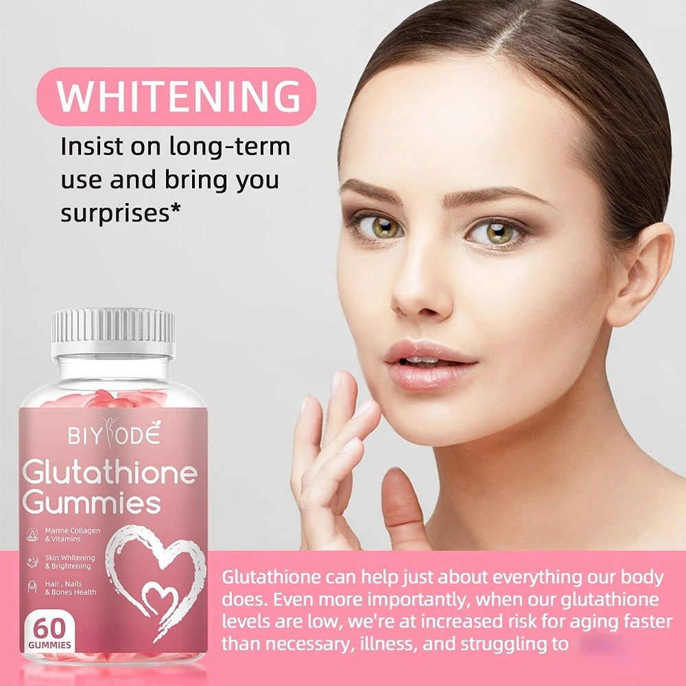 2 Pack Glutathione Supplement Collagen Gummies