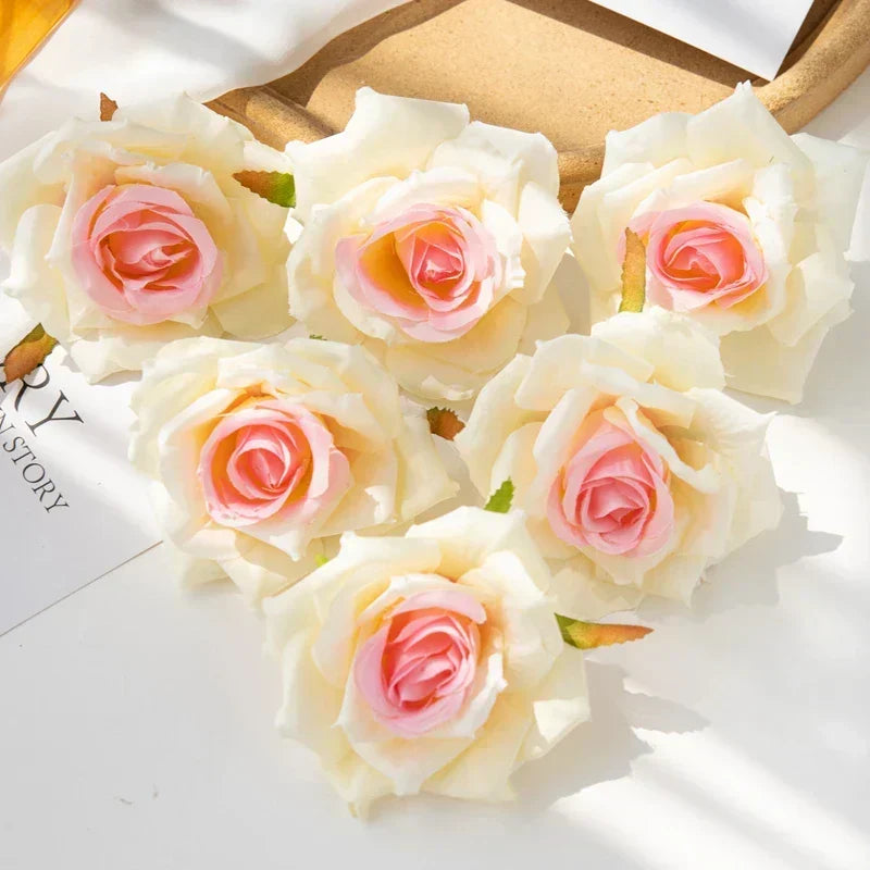 Wholesale Mini Silk Rose Heads