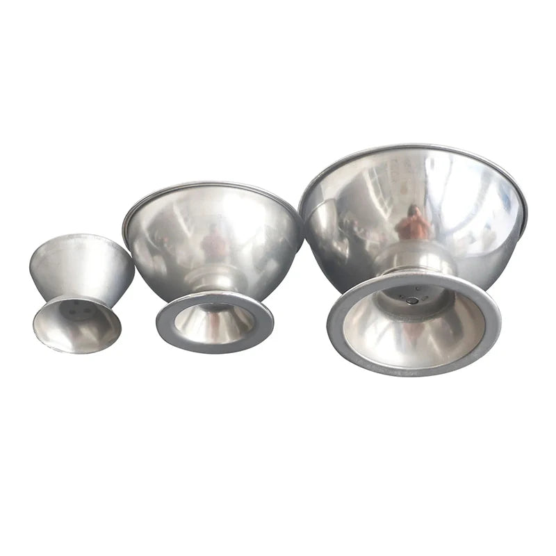 Stainless Steel Alum Cup Jewelry Gold Silver Melting Alum Container 45mm 70mm 95mm Borax Cooking Bowl Jewelry Processing Tool