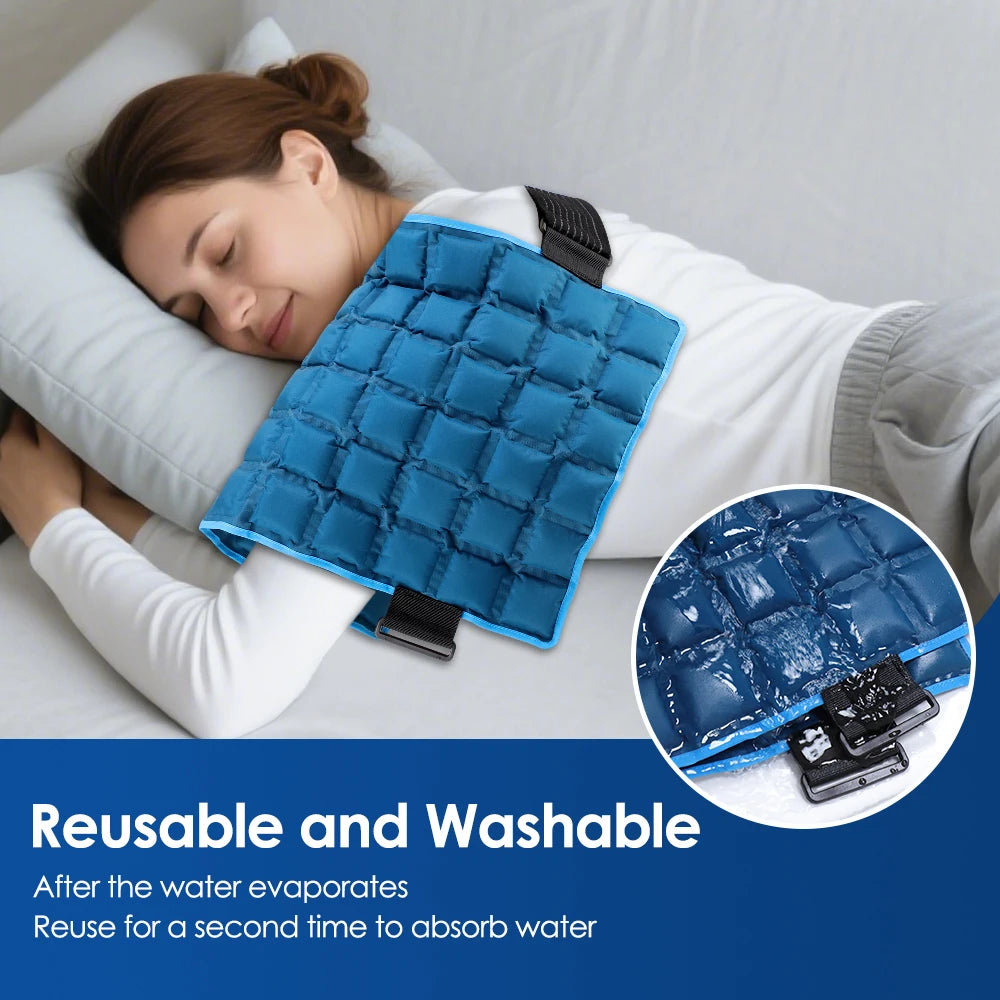 Reusable Cold/hot Compress Ice Packs Pad Gel for Knee Back Soft Injury Support Body Cooling Cushion Mat Nursing Care Big Size