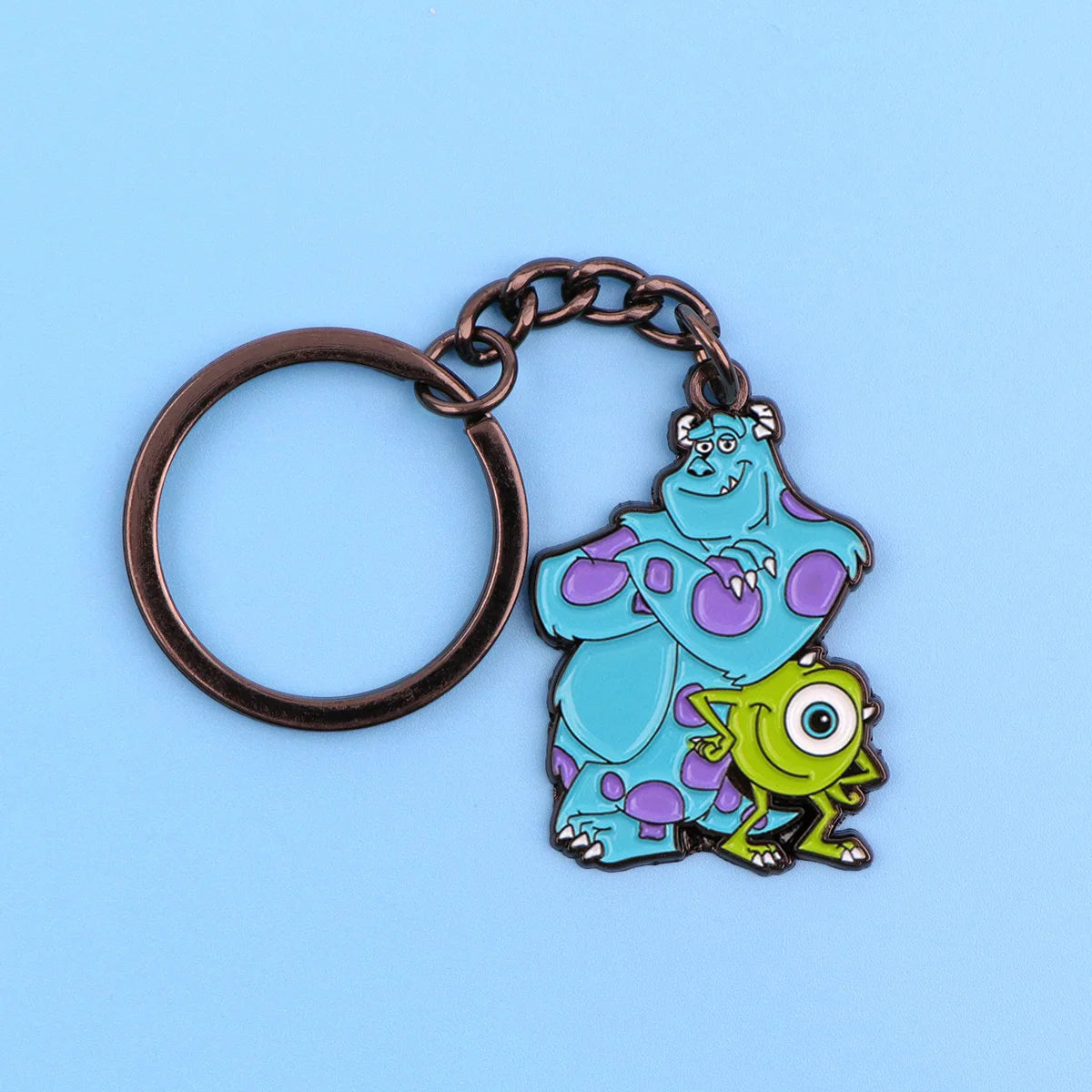 Classic Cartoon Metal Keychain Motorcycle Cars Key Chain Backpack Men Women Accessories Fashion Keyring Gifts for Friend