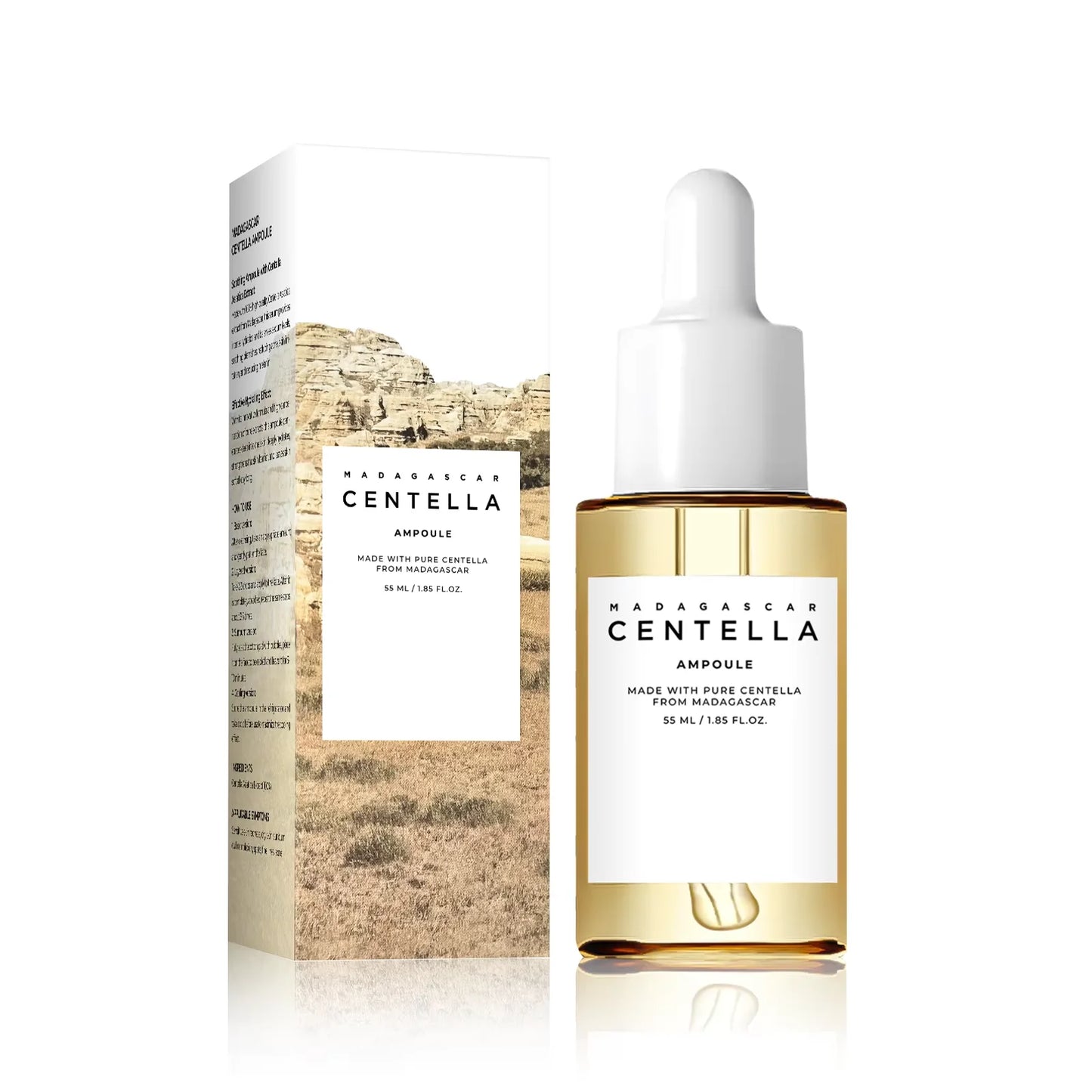 Centella Asiatica Brightening Serum: Calms Irritation, Reduces Breakouts, Balances Sebum & Diminishes Dark Marks for Clear Skin.