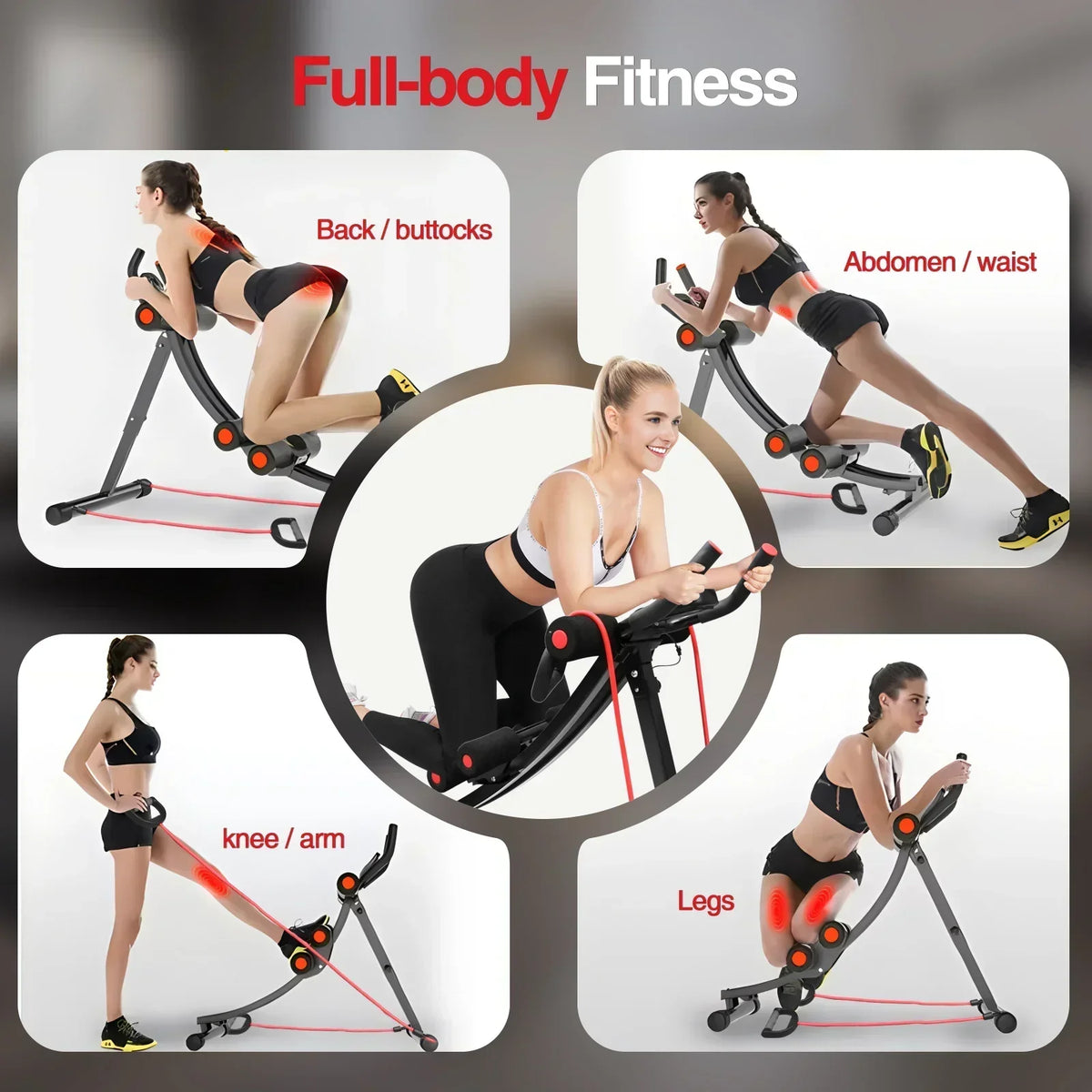 GIKPAL Foldable Ab Workout Machine