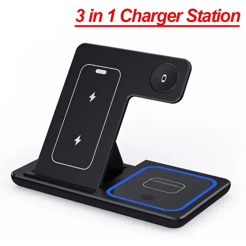 VIKEFON 30W Foldable 3-in-1 Charger