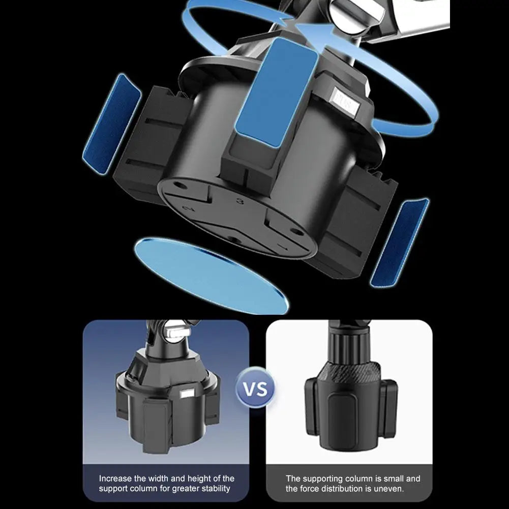 Car Cup Holder Tablet & Phone Mount Universal Stand With Adjustable Long Arm For iPad For Samsung Galaxy Tab For Kindle