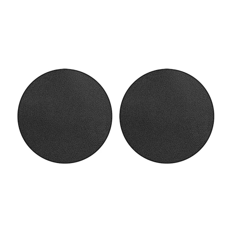 SEAMETAL Microfiber Leather Coaster Car Water Cup Coaster Anti-noise Water Cup Cushion For Office Home Vehicle Insulation Mats