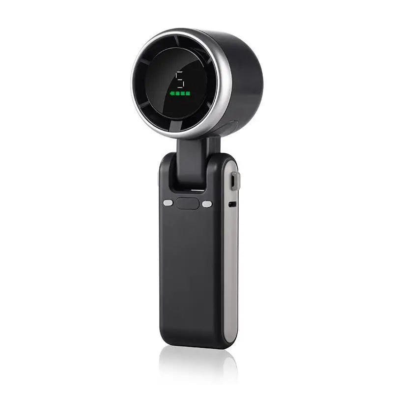 Turbine Mini Handheld Fan Portable Usb Rechargeable Foldable Desktop Table Fan Multifunctional For Outdoor Travel Use