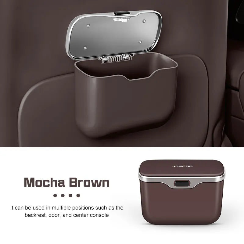 Waterproof Car Garbage Bin Trash can For Chery Jaecoo J7 J8 2023 2025 Auto DoorSide /Seat Back Hanging Storage Box Accessories