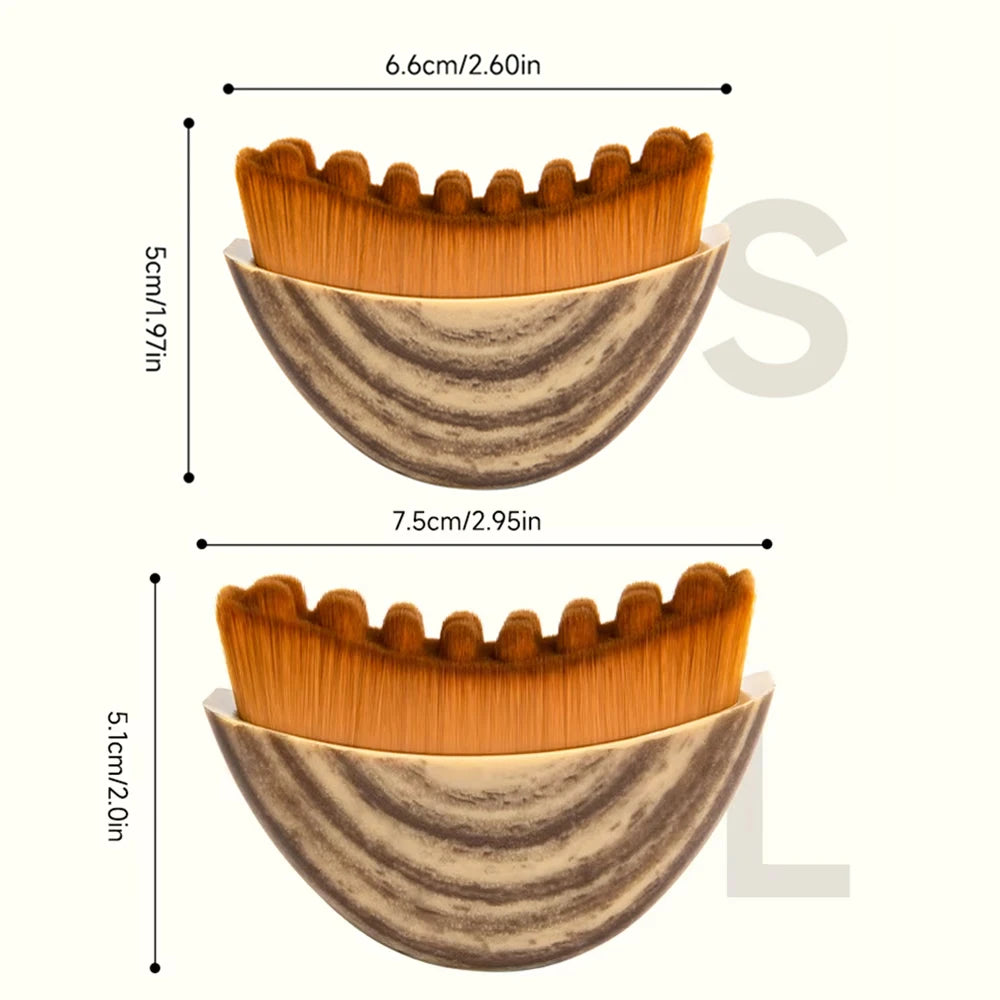 Face Massager Spa Body Brush for Dry Brushing Lymphatic Drainage Dry Skin Blood Circulation Tool for Face and Body Care