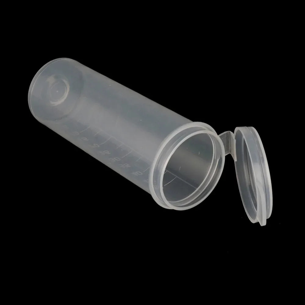 10Pcs Centrifugal Test Tube 10ml Snap Cap Round Bottom Centrifuge Tube Vial Sample Container Specimen Tube Laboratory Supplies