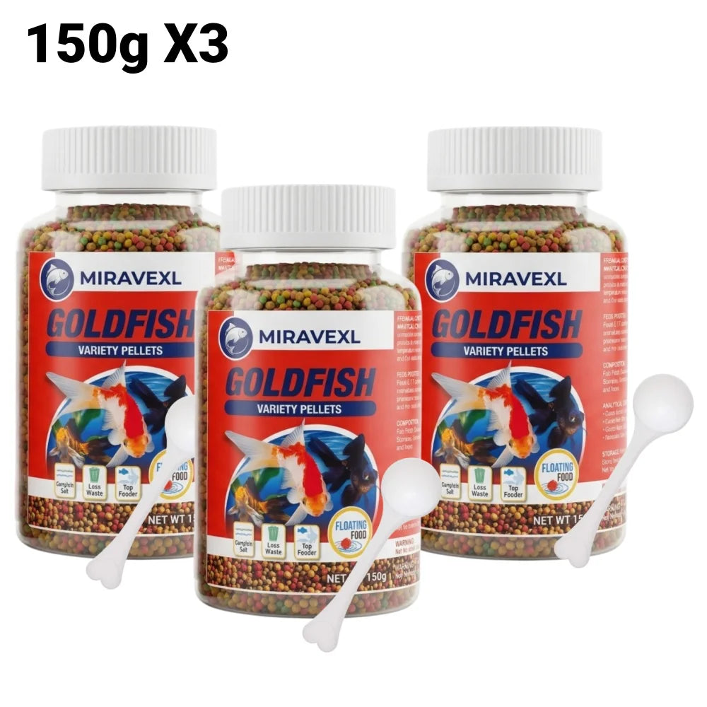 1MM Floating Goldfish Food Pellets Koi Pond Fish Growth Natural Color Enhancing Krill Spirulina Clear Water Formula Daily Diet