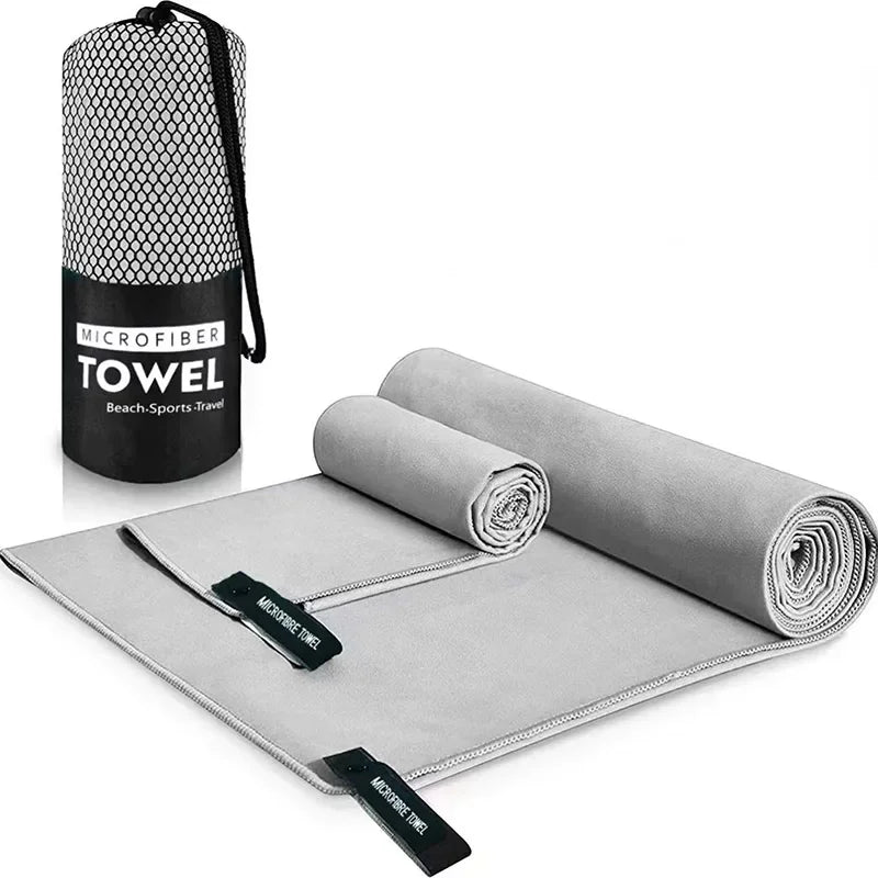Quick-Drying Sports Towel 40x80/50x110cm Blue Grey Green Orange Swimming Gym Fitness Camping Running Beach Washcloth Towels