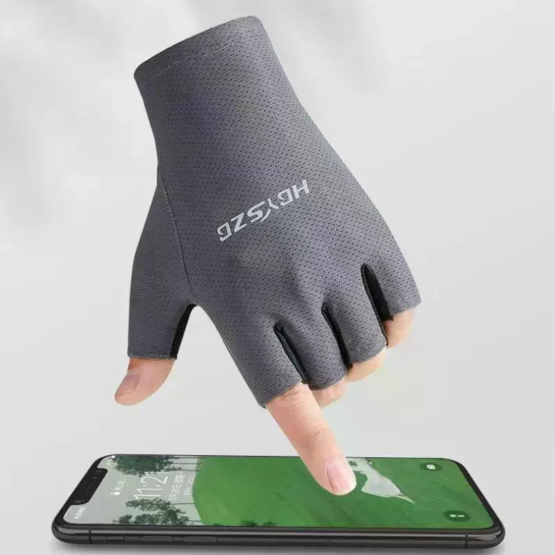 Half Finger Cycling Gloves Men Women Anti Slip Shock Breathable Summer Bicycle Fingerless Sports Gym Training Bike