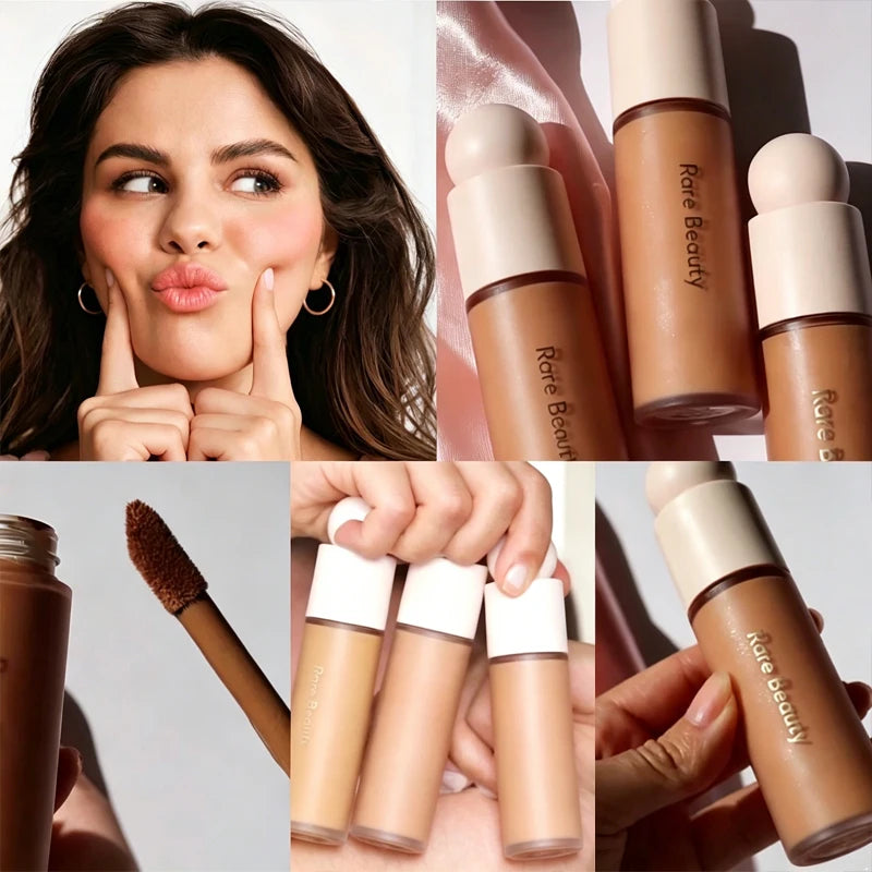 Rare Beauty Matte Touch Weightless Foundation Liquid Blendable Covers Flaws Dark Circles Freckles Acne Coverage Face Base Makeup